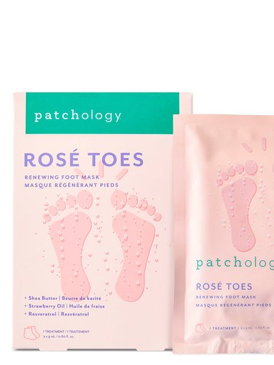 Patchology Rosé Toes Renewing Foot Mask product