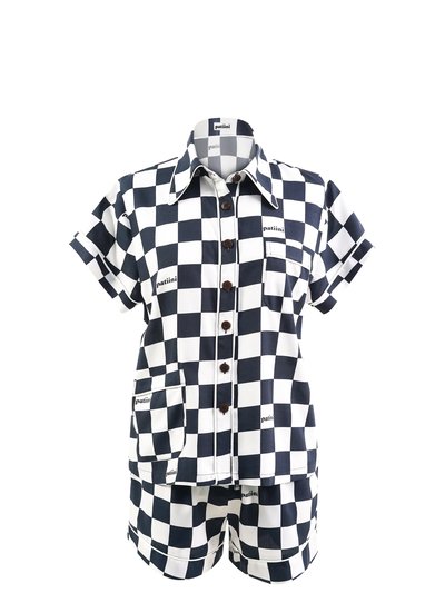 Patiini Black Checkerboard Short Sleeve Set product