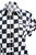 Black Checkerboard Short Sleeve Set
