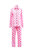 Light Pink Checkerboard Long Sleeve Set - Light Pink