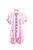 Light Pink Stripe Short Sleeve Set - Light Pink