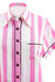 Light Pink Stripe Short Sleeve Set