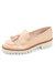 Beckham Tassel Lug Loafer - Nude