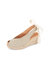 Dolce Slingback Espadrille Sandal - Natural Lurex