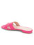 Hallie Flat Sandal - Hot Pink