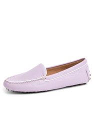 Jill Piped Driving Moccasin - Lavender - Lavender