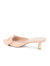 Malibu Kitten Heel Mule Sandal - Blush