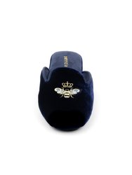 Queen Bee Embroidered Slipper