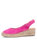 Valencia Closed Toe Slingback Espadrille Sandal - Hot Pink