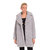 FF19-49 Notch Teddy Bear Coat - Pearl Grey