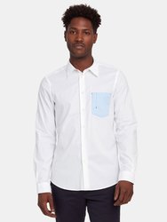 Tailored Fit Contrast Pocket Shirt 
