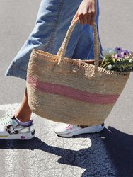 Jane Basket Bag in Pink