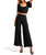 Bille Wide Leg Pant In Black - Black