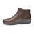 Lambskin Dora Boots In Barista Brown