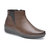 Lambskin Dora Boots In Barista Brown