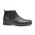 Men's Boots Lambskin Leather Traditional In Black - Black