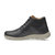 Men's Boots Leather Rock In Black