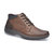 Men's Boots Low Ankle Cowhide Leather Jonas In Bison Brown