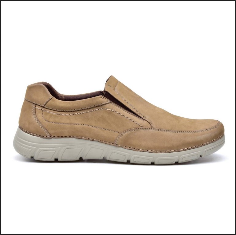 Men's Mocassin Rock In Chestnut - Chestnut