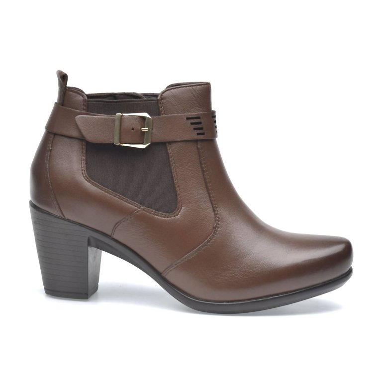 Women's Lambskin Boots Britany In Barista Brown - Barista Brown