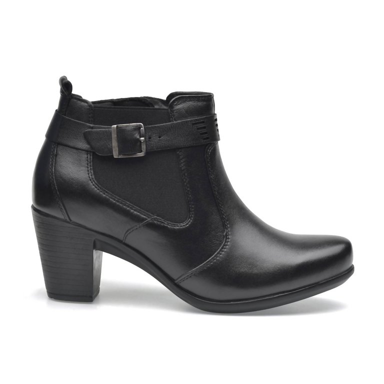 Women's Lambskin Boots Britany In Black - Black