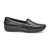 Women's Lambskin Moccasin In Black - Black