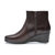 Women's Leather Boots Jambu In Burgundy