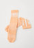 Backline Socks In Pastel Peach - Pastel Peach