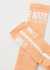 Backline Socks In Pastel Peach