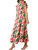 Slice Of Summer Midi Dress In Green And Coral