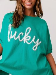 St. Patrick’S Lucky Top In Green