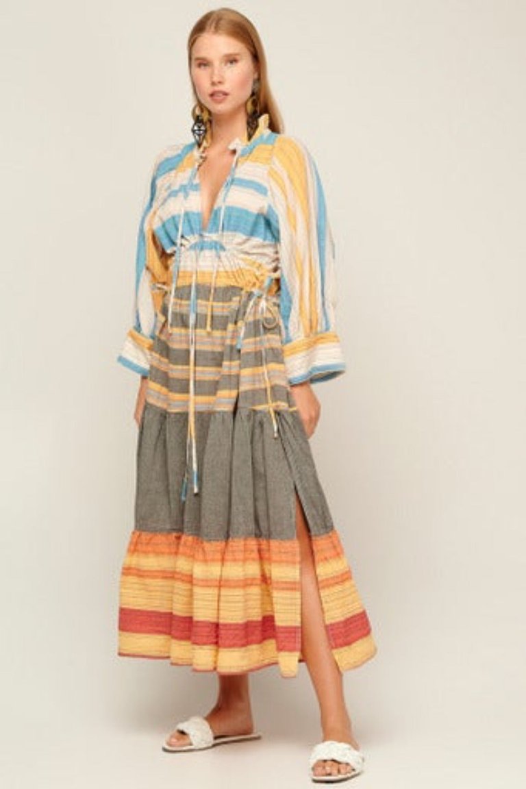 Zakar Maxi Dress S22P1139 - Multi Color