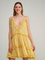 Lemon Mini Dress - Lemon