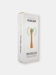 PearlBar Sonic Electric Toothbrush Bamboo Heads - Variety 3 pack