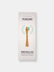 PearlBar Sonic Electric Toothbrush Bamboo Heads - Variety 3 pack