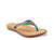 Carico Lake Flip Flop Sandal In Turquoise - Turquoise