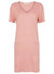 Mari Linen Tunic Dress In Cameo Pink