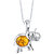 Baltic Amber Elephant Pendant Necklace Sterling Silver Multiple Color - Sterling silver