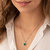 Emerald Pendant Necklace Sterling Silver Round 1.75 Carats