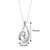 Freshwater Pearl Pendant Necklace Sterling Silver Button 8 Mm