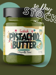 Turkish 100% Pistachio Butter - Unsweetened (30 Day Stock)