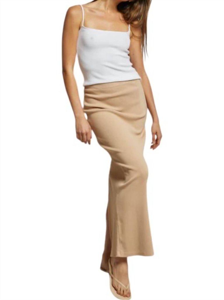 Aja Skirt In Sand Dune - Sand Dune