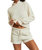 Aruba Beach Sweatshort In White - White