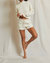 Aruba Fleece Short In Bright Ivory - Bright Ivory