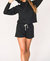 Aruba Fleece Short In True Black - True Black