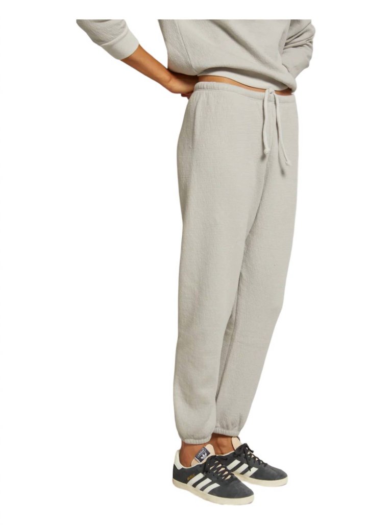 Jones Military Thermal Drawstring Jogger In Chalk