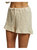 Roxanne Mesh Sweater Shorts In White