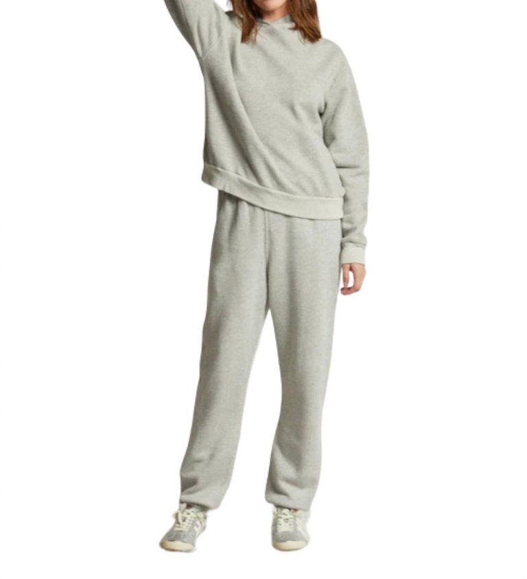 Stevie Sweatpants In Heather Grey - Heather Grey