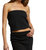 Talula Blondie Tube Top In True Black - True Black