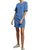 Tee Shirt Dress In Blue - Blue